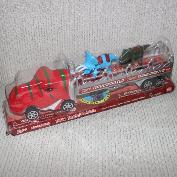 3/$55❤️3x Wild Republic Xtreme Adventure Wolf + Dino + Tiger Transporter Trucks - Picture 5 of 11